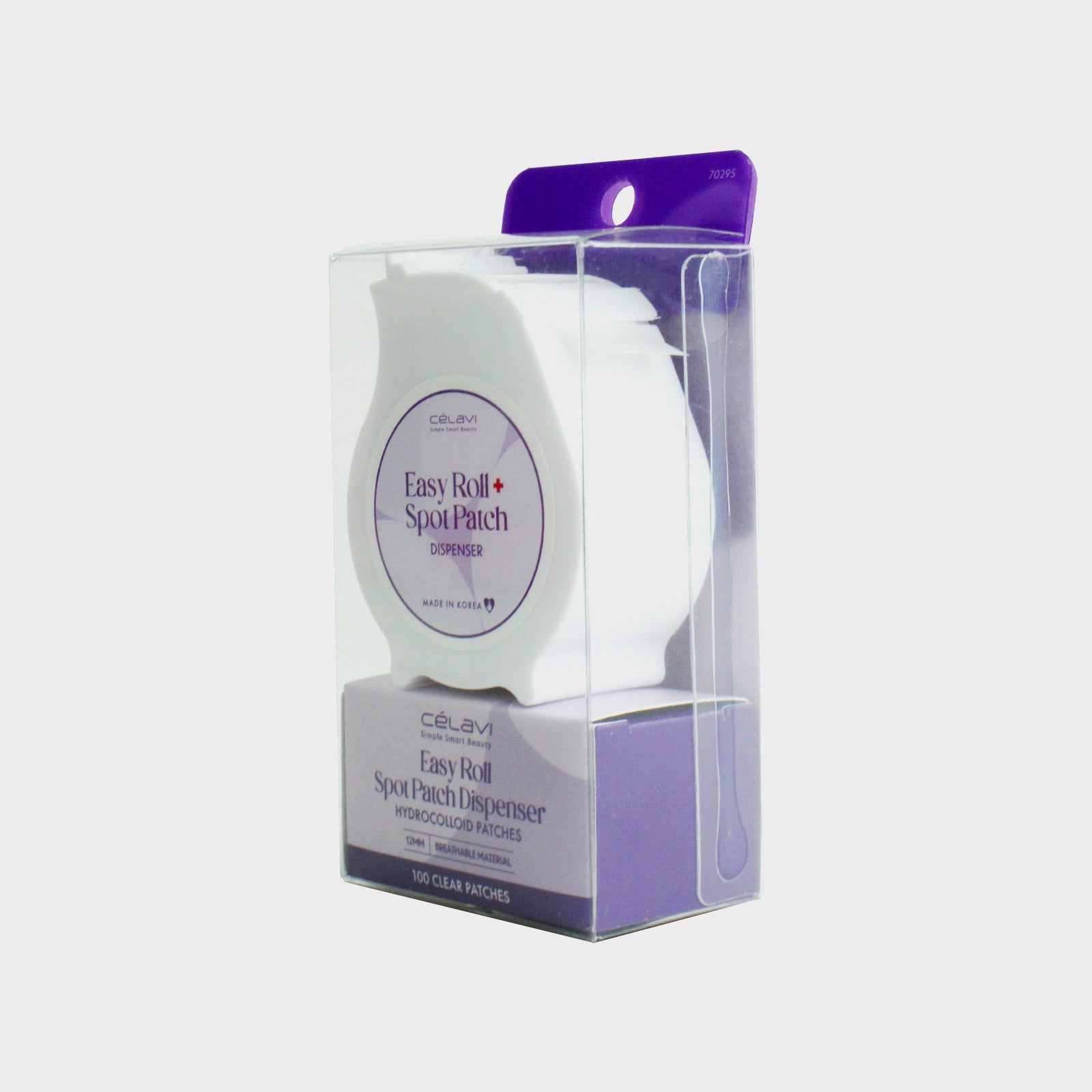 Celavi Everyday 100 Piece Spot Patch Dispenser Purple