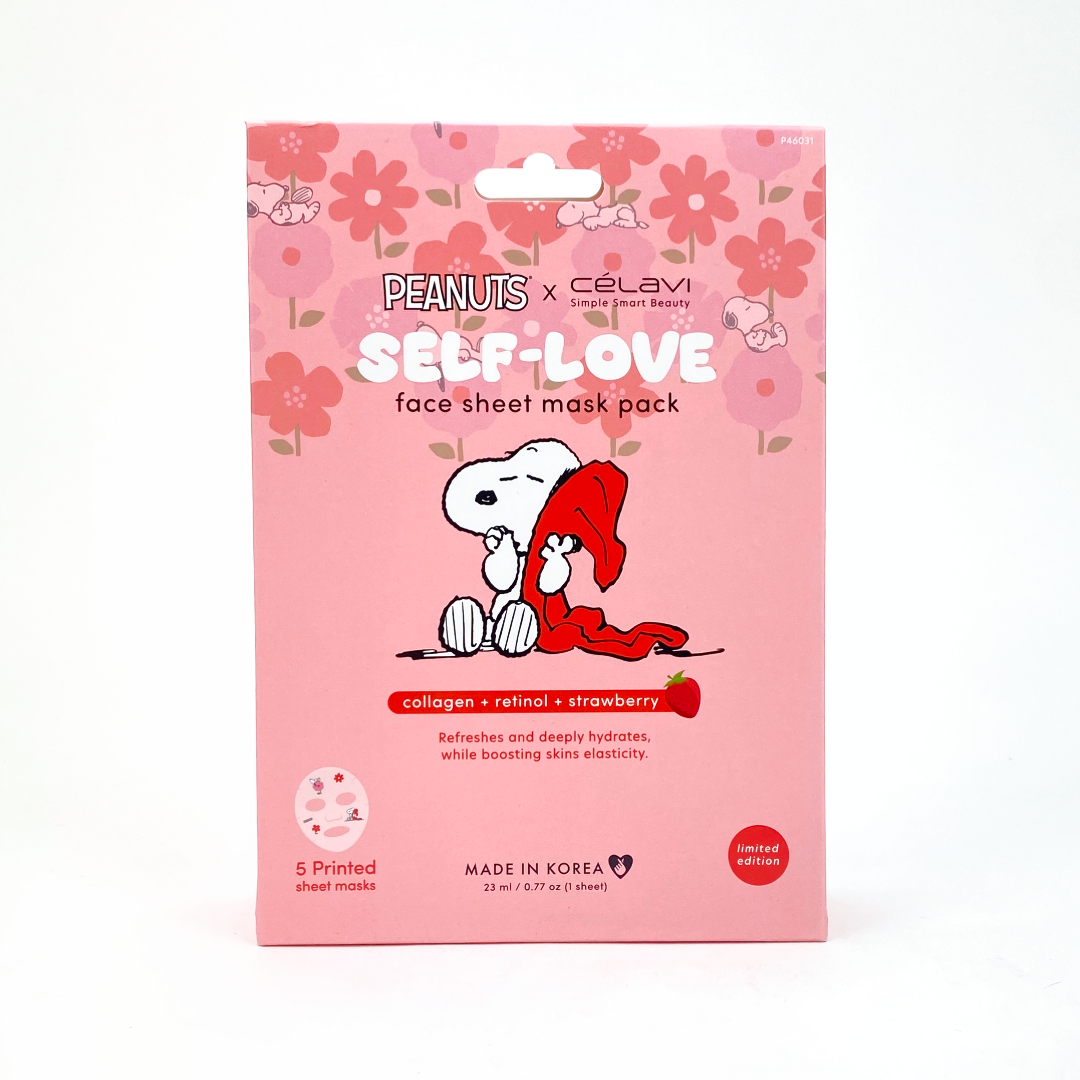 PEANUTS SELF-LOVE FACE SHEET MASKS PACK