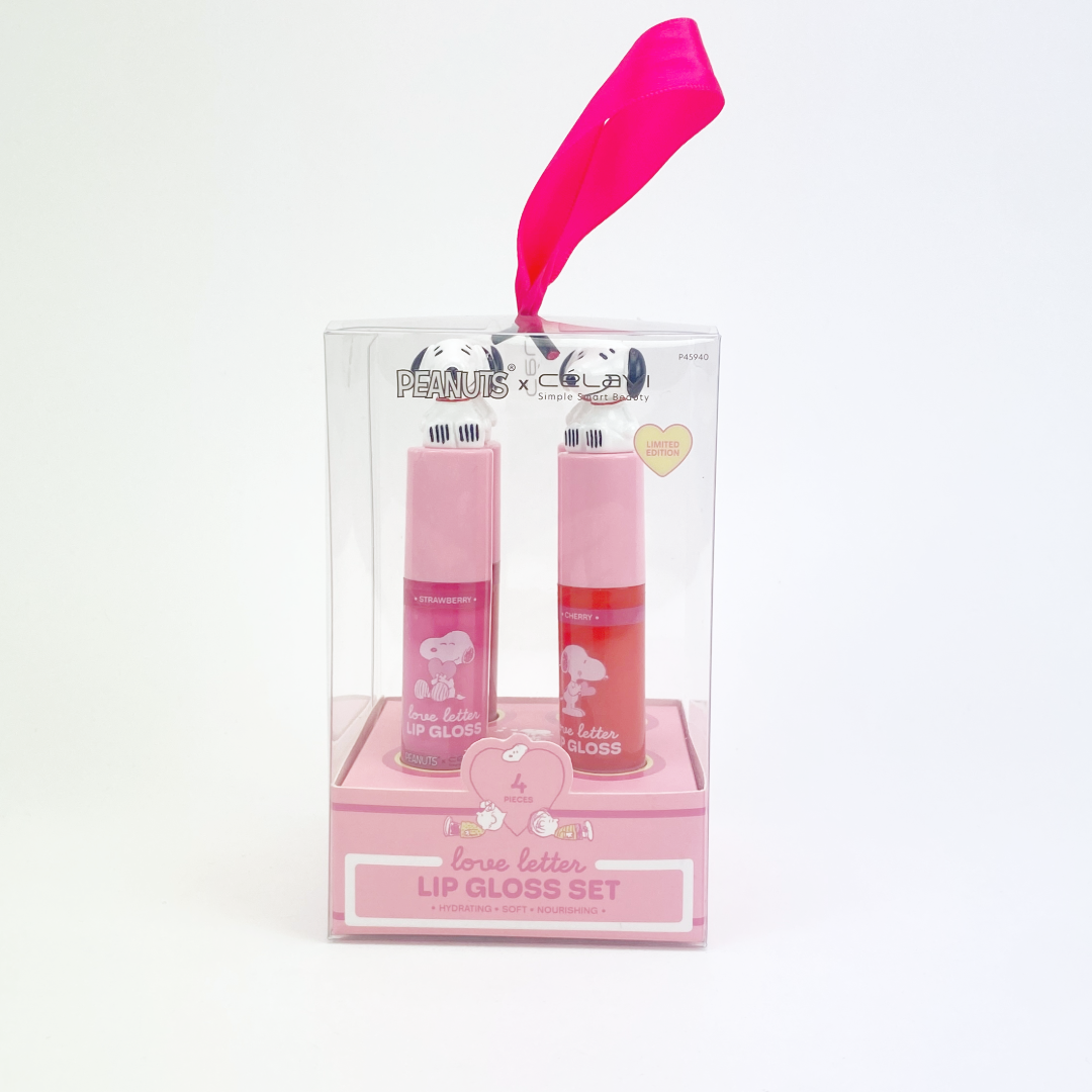 PEANUTS LIP GLOSS SET