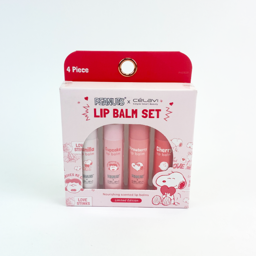 SET DE BÁLSAMOS LABIAL PEANUTS (DÍA DE SAN VALENTÍN)