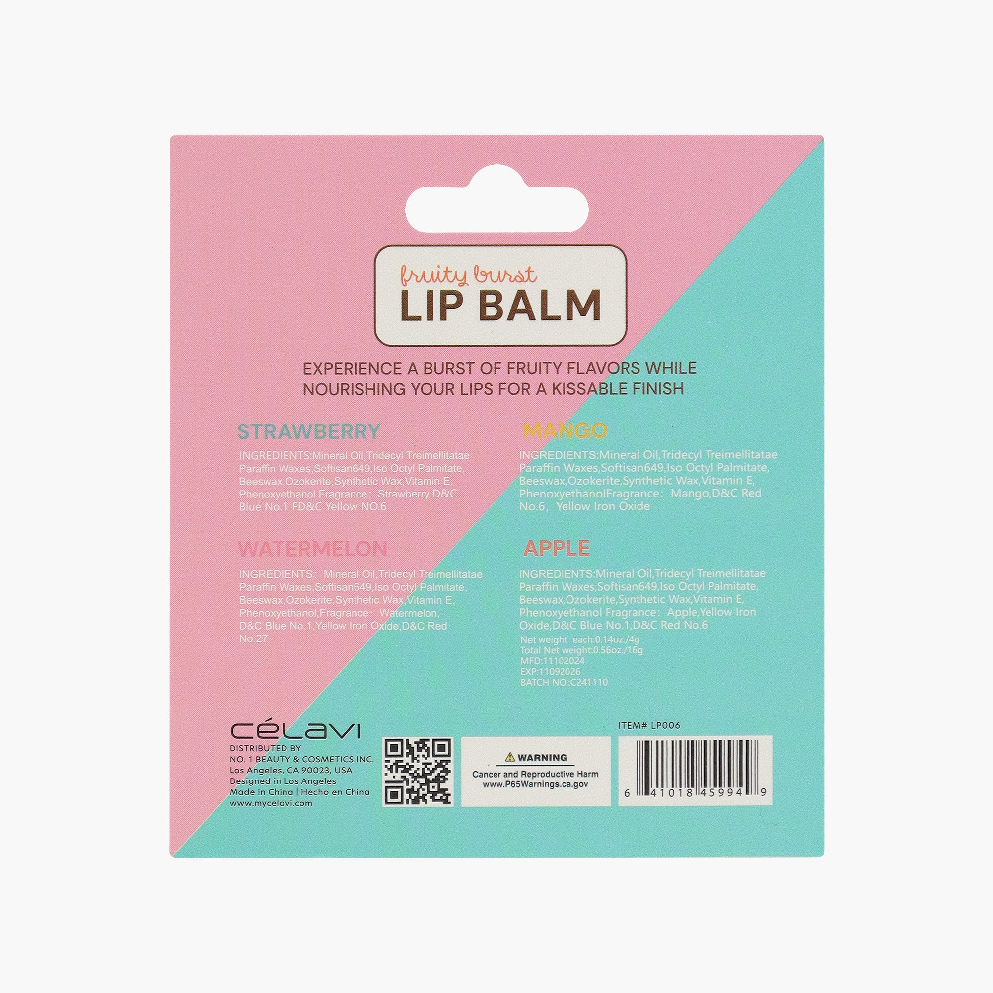 FRUITY BURST LIP BALM
