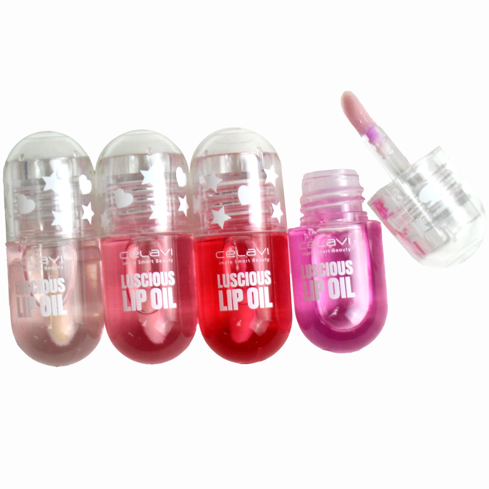 4 PC LUSCIOUS LIP OILS SET