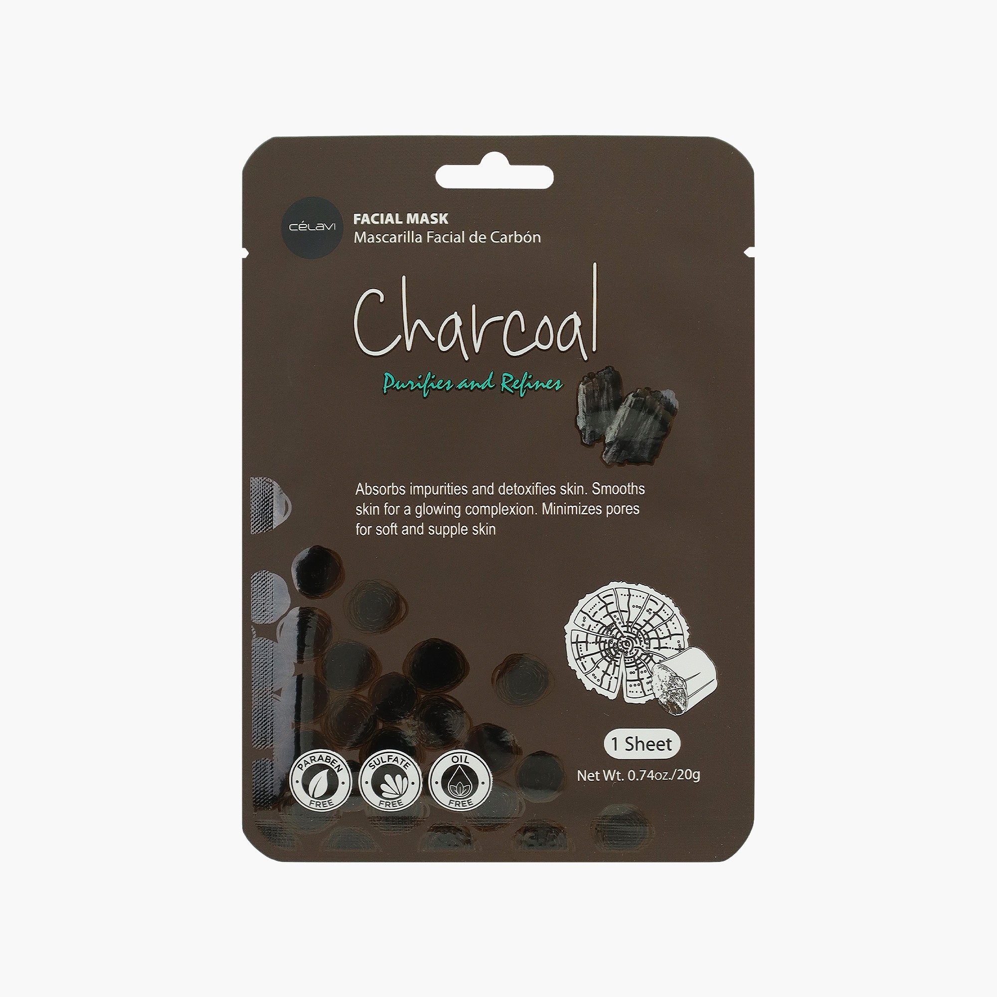 CÉLAVI MASK PACK CHARCOAL