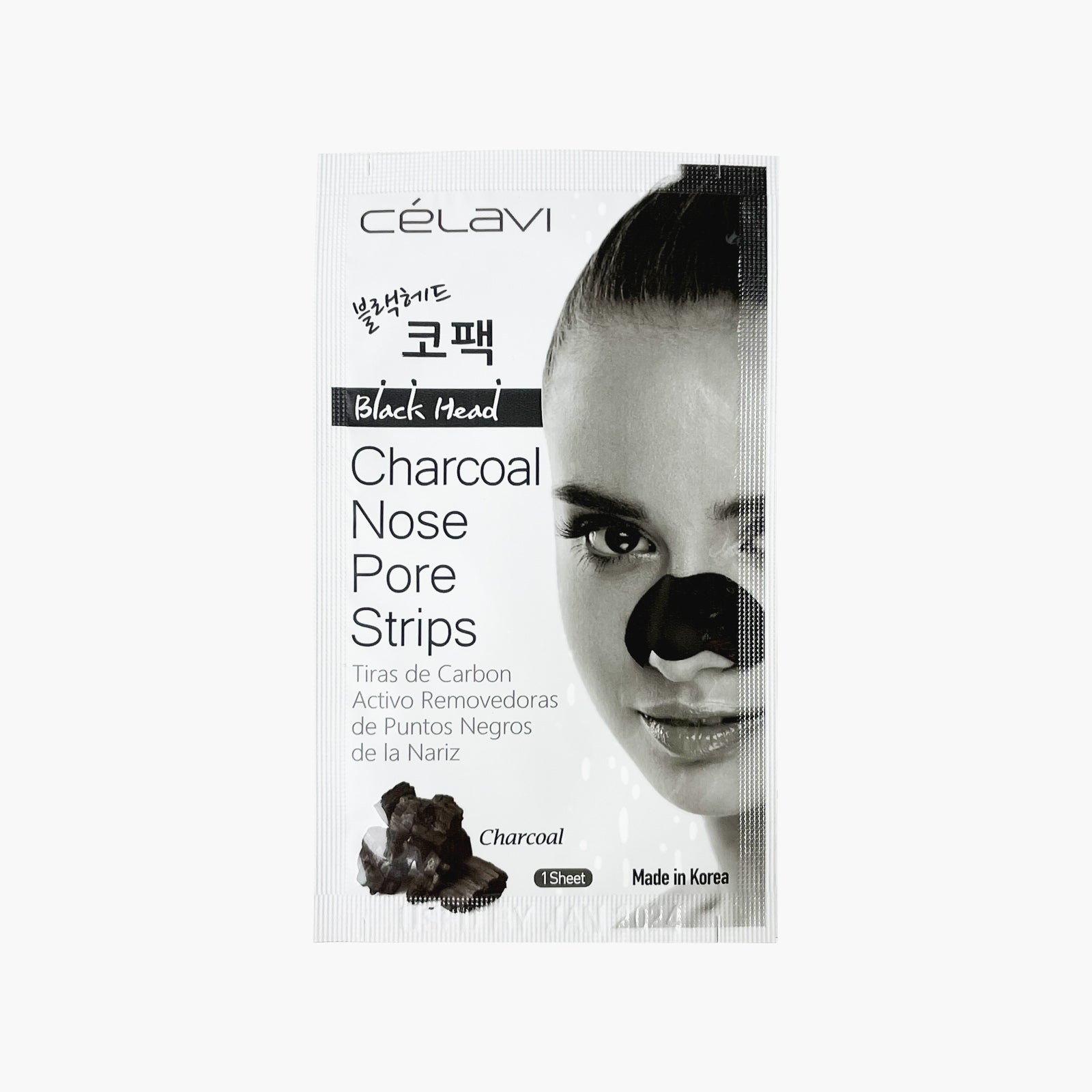 3PC NOSE PORE STRIPS CHARCOAL
