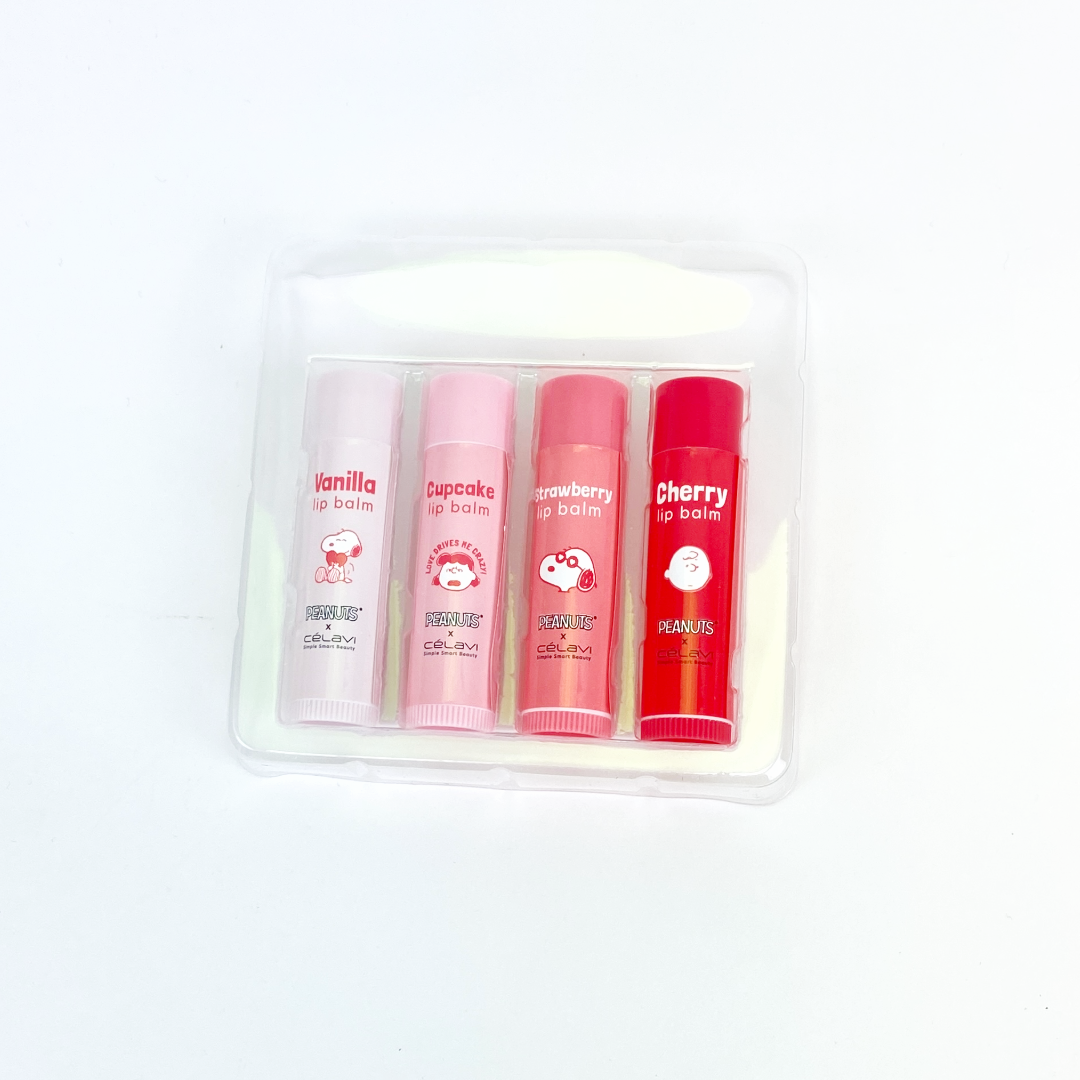 SET DE BÁLSAMOS LABIAL PEANUTS (DÍA DE SAN VALENTÍN)