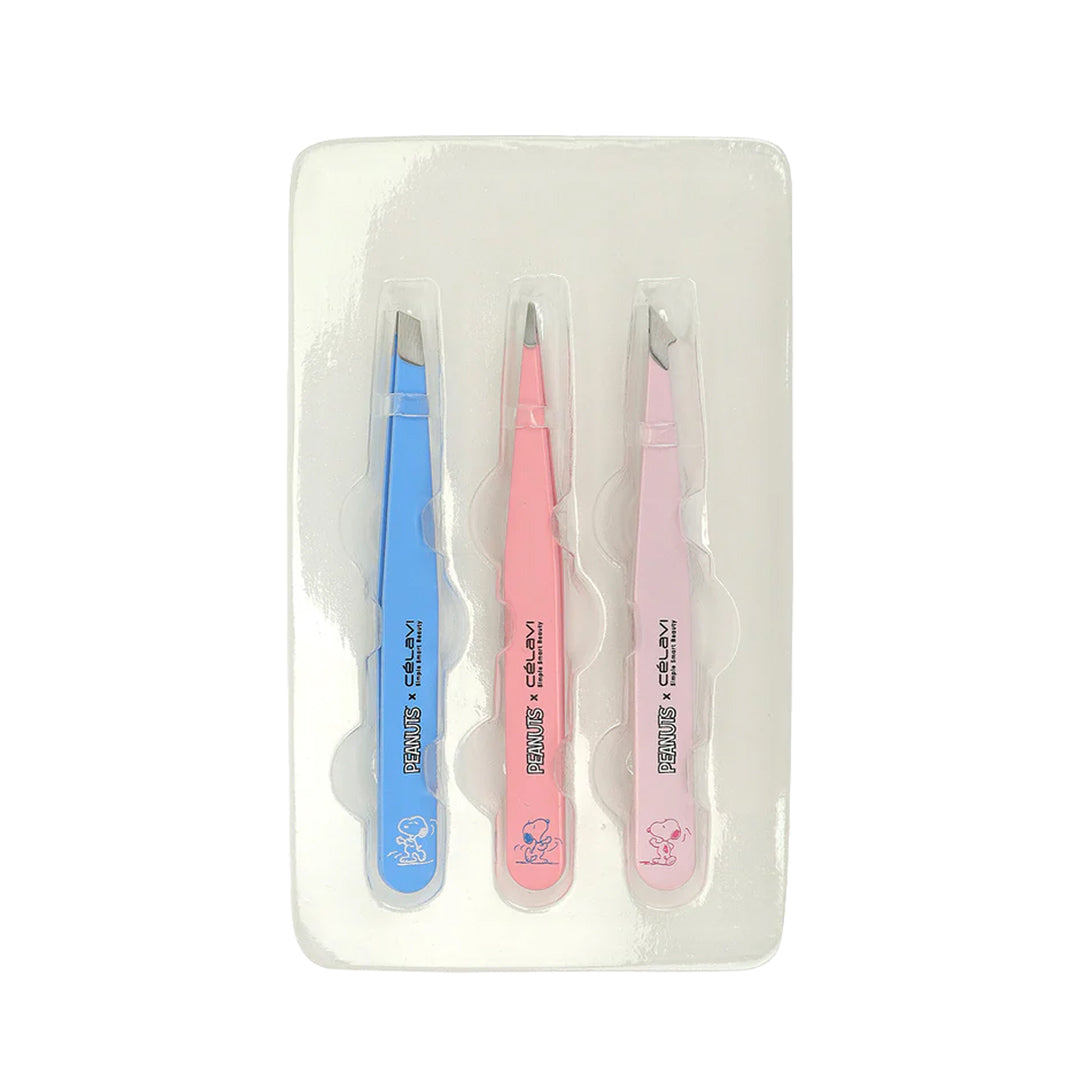 #P46012 - JUEGO DE PINZAS DE 3 PIEZAS PEANUTS