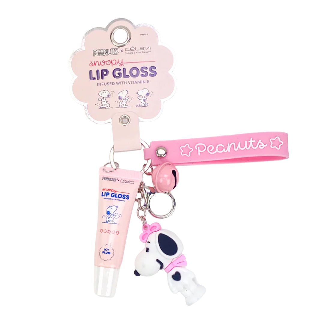 PEANUTS - LIP GLOSS WITH KEYCHAIN