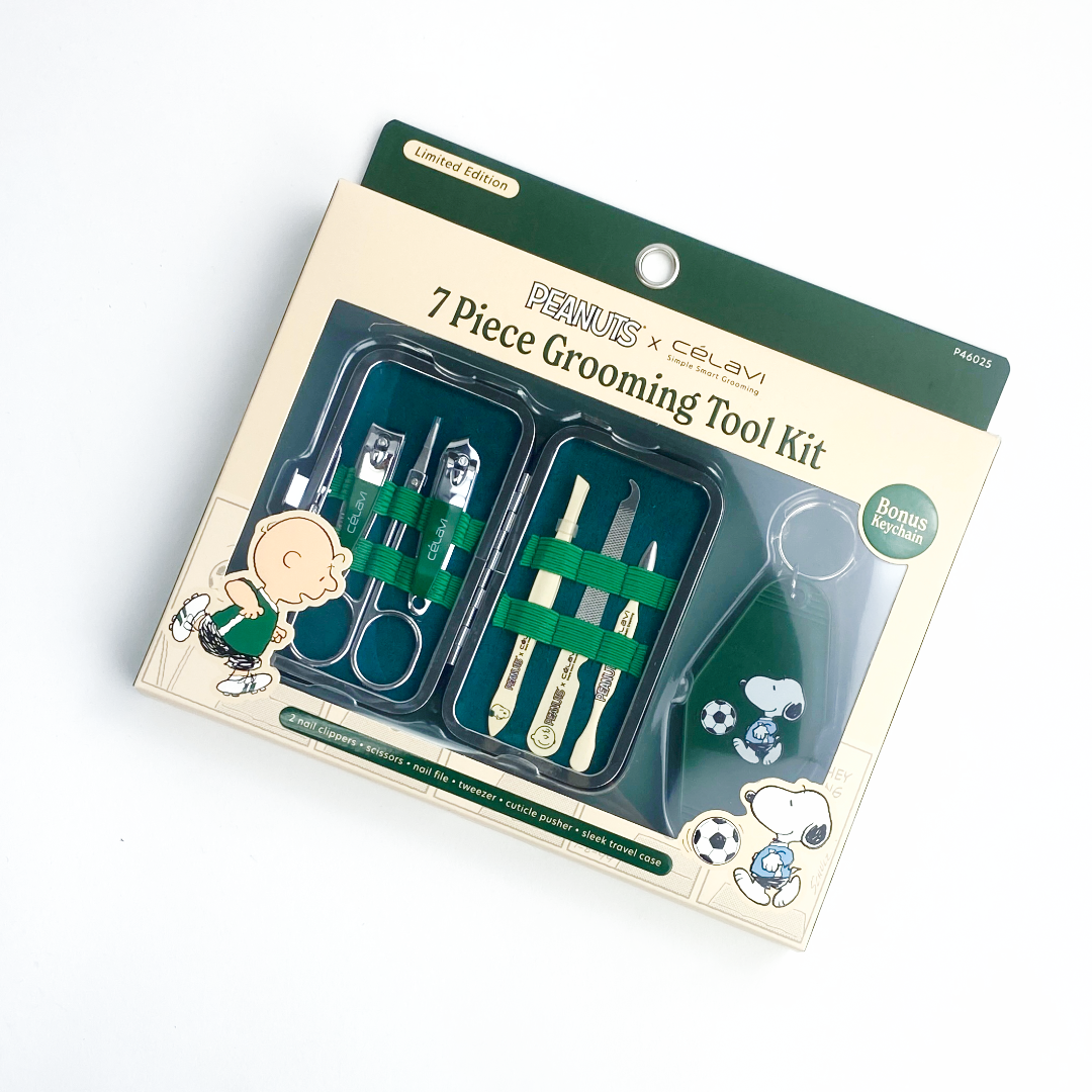 PEANUTS 7 PIECE GROOMING TOOL KIT