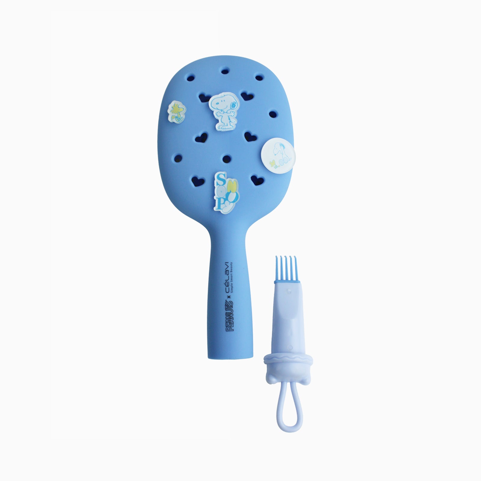 Celavi Peanuts Everyday Charm Hair Brush Blue