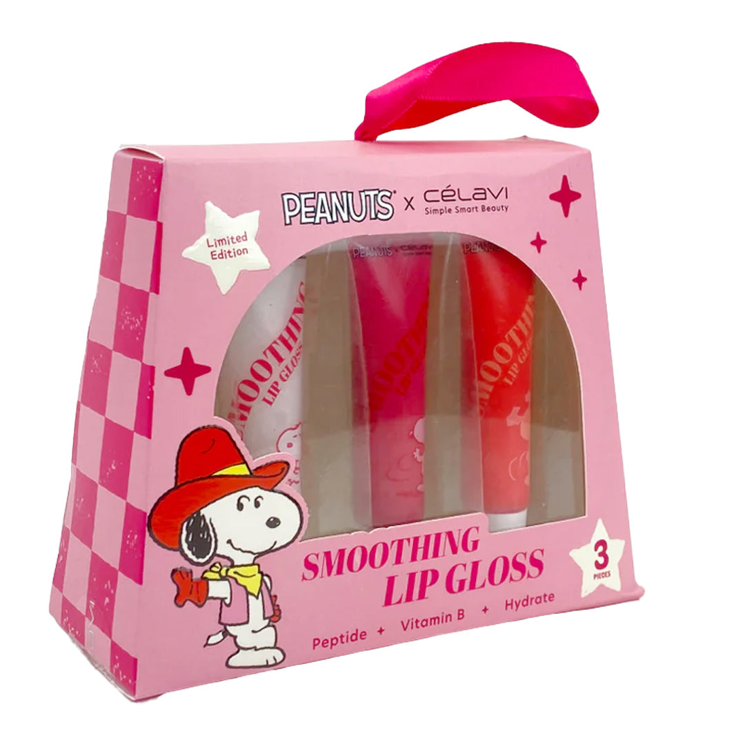 #P60098 - PEANUTS - BRILLO DE LABIOS DE 3 PIEZAS