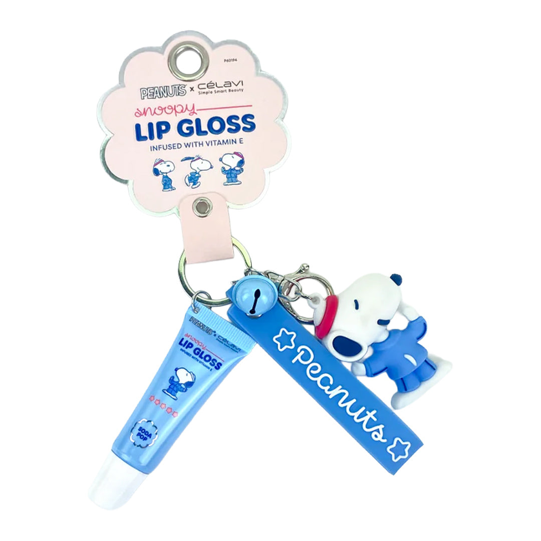Peanuts Everyday Single Piece Lip Gloss Keychain