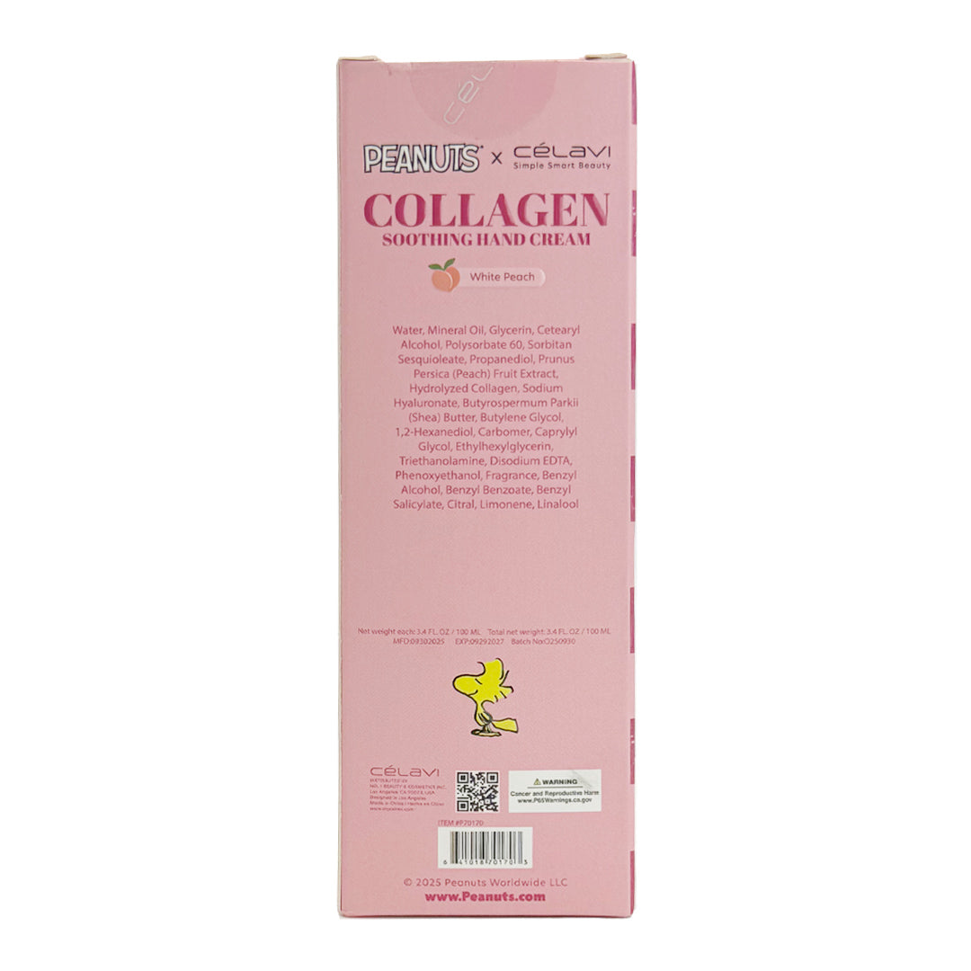 PEANUTS - 1PC COLLAGEN PERFUME HANDCREAM_WHITE PEACH