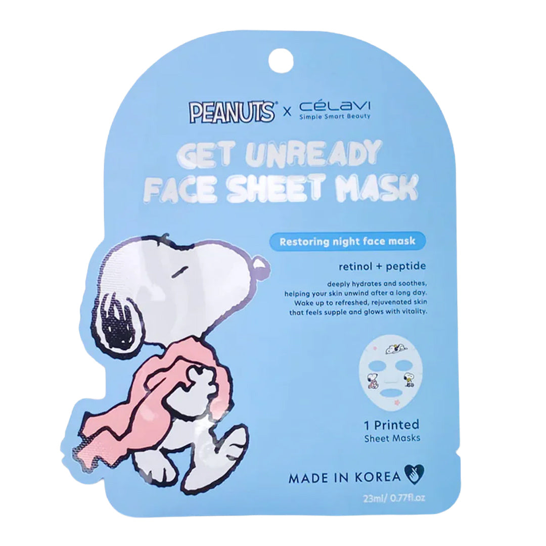 PEANUTS - FACE SHEET MASK - 5PCS