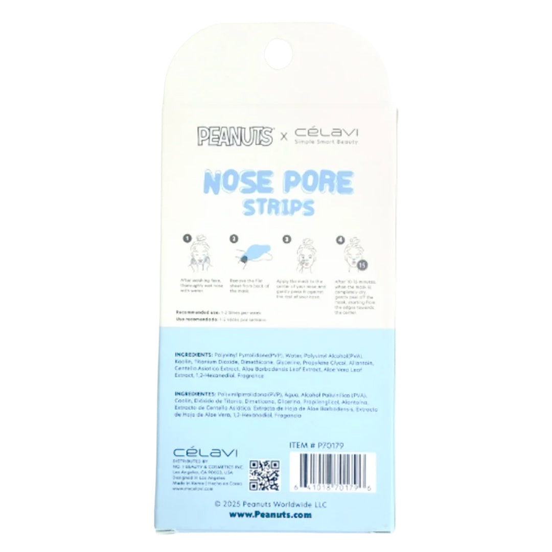 PEANUTS -NOSE PORE STRIPS - 6 STRIPS
