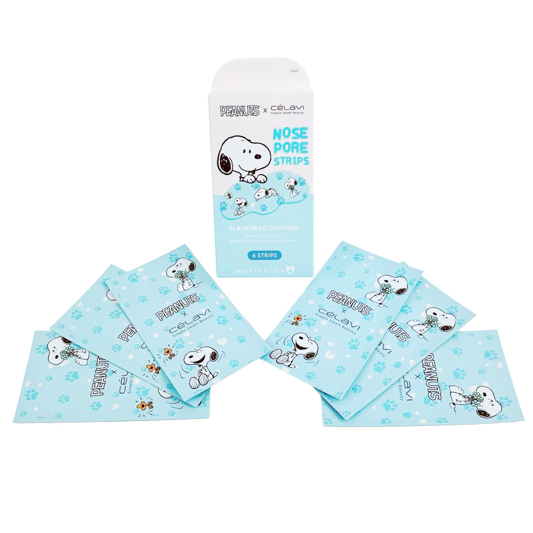 PEANUTS -NOSE PORE STRIPS - 6 STRIPS