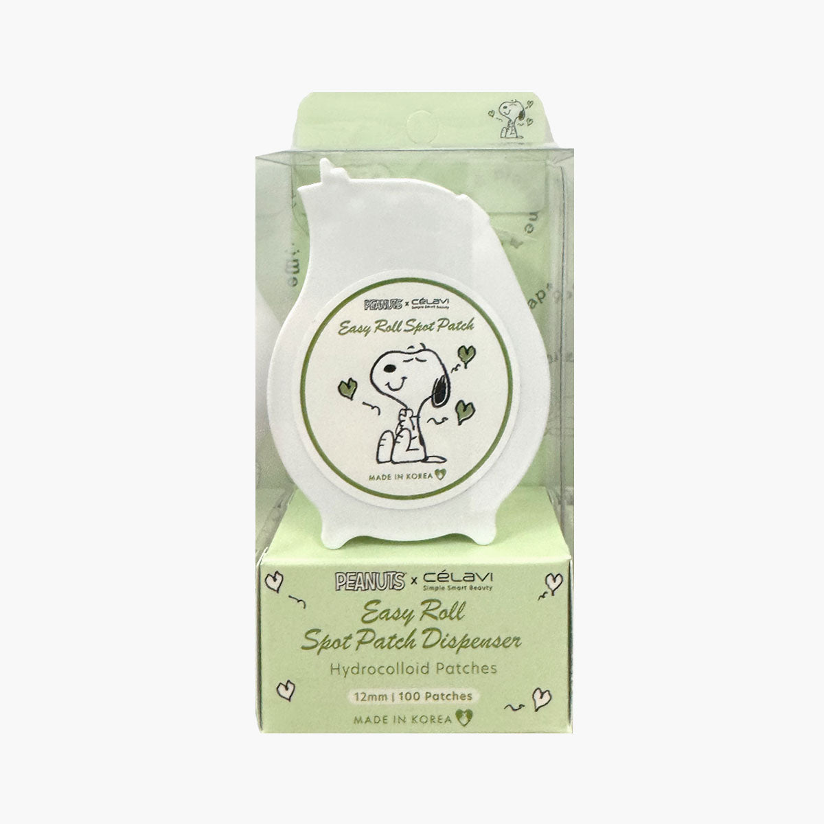 Celavi Peanuts 100 Patches Easy Roll Spot Patch - 12mm