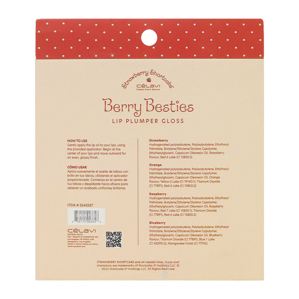 #SS45537 - SET DE 4 LABIOS VOLUMEN TARTA DE FRESA