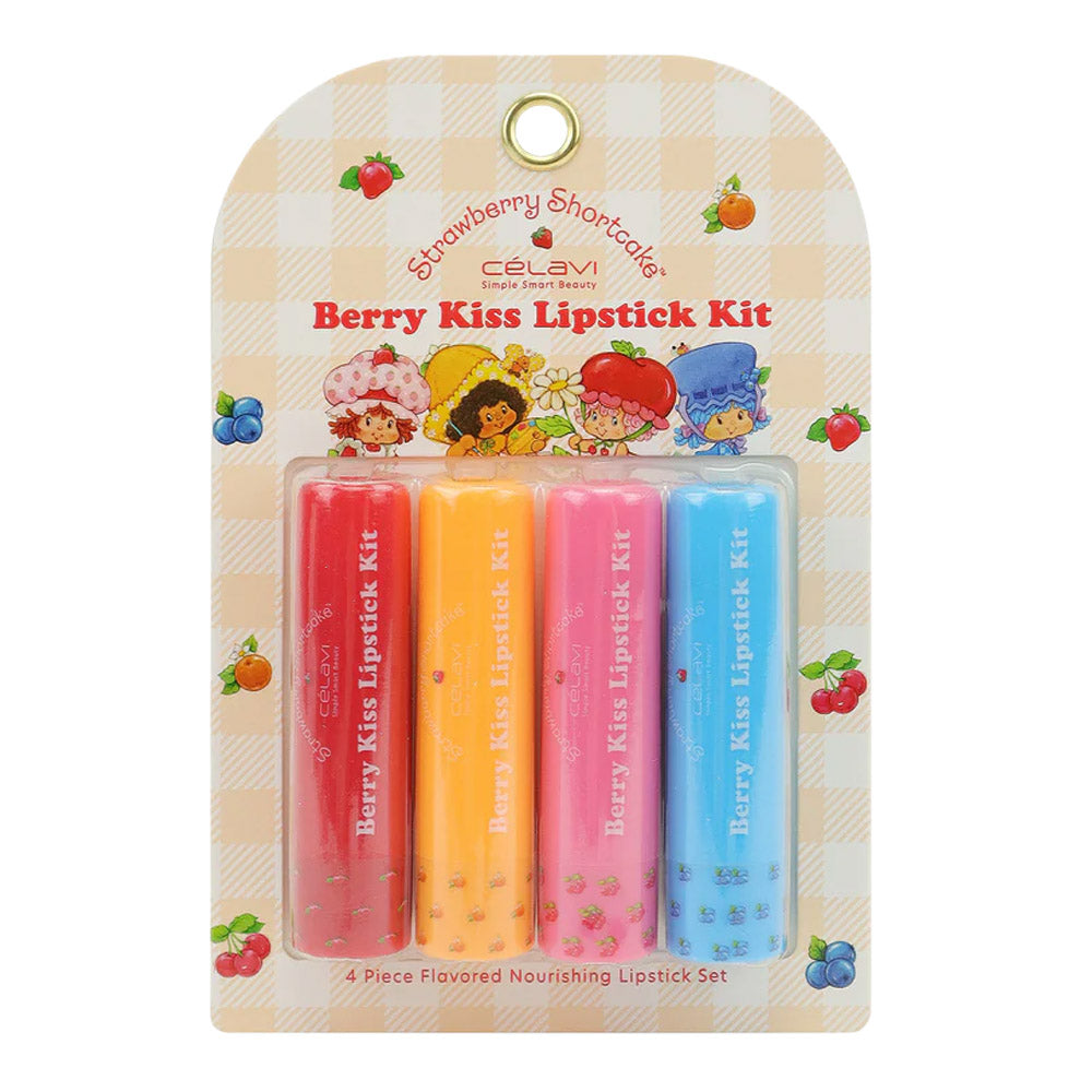 #SS45541 - SET DE 4 BARRAS DE LABIOS STRAWBERRY SHORTCAKE