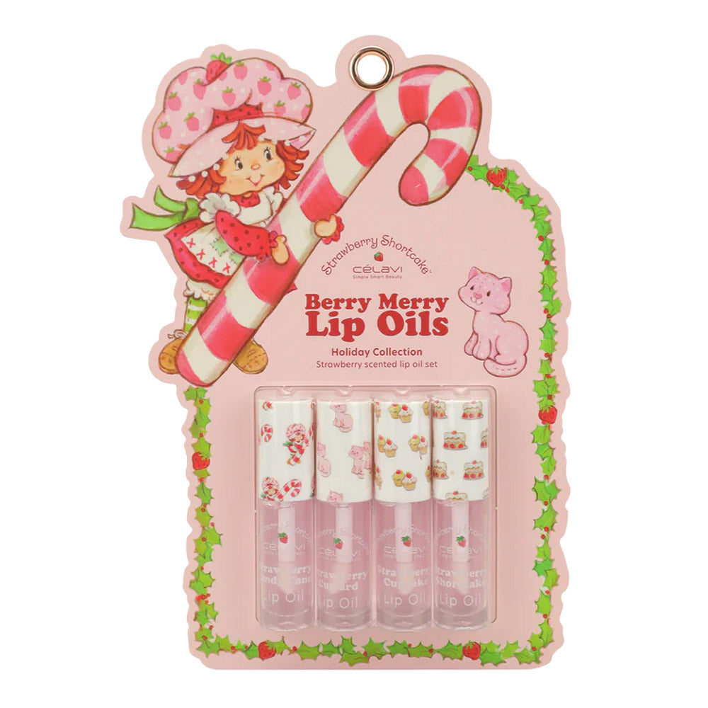 #SS45555 - SET DE 4 ACEITES LABIAL STRAWBERRY SHORTCAKE