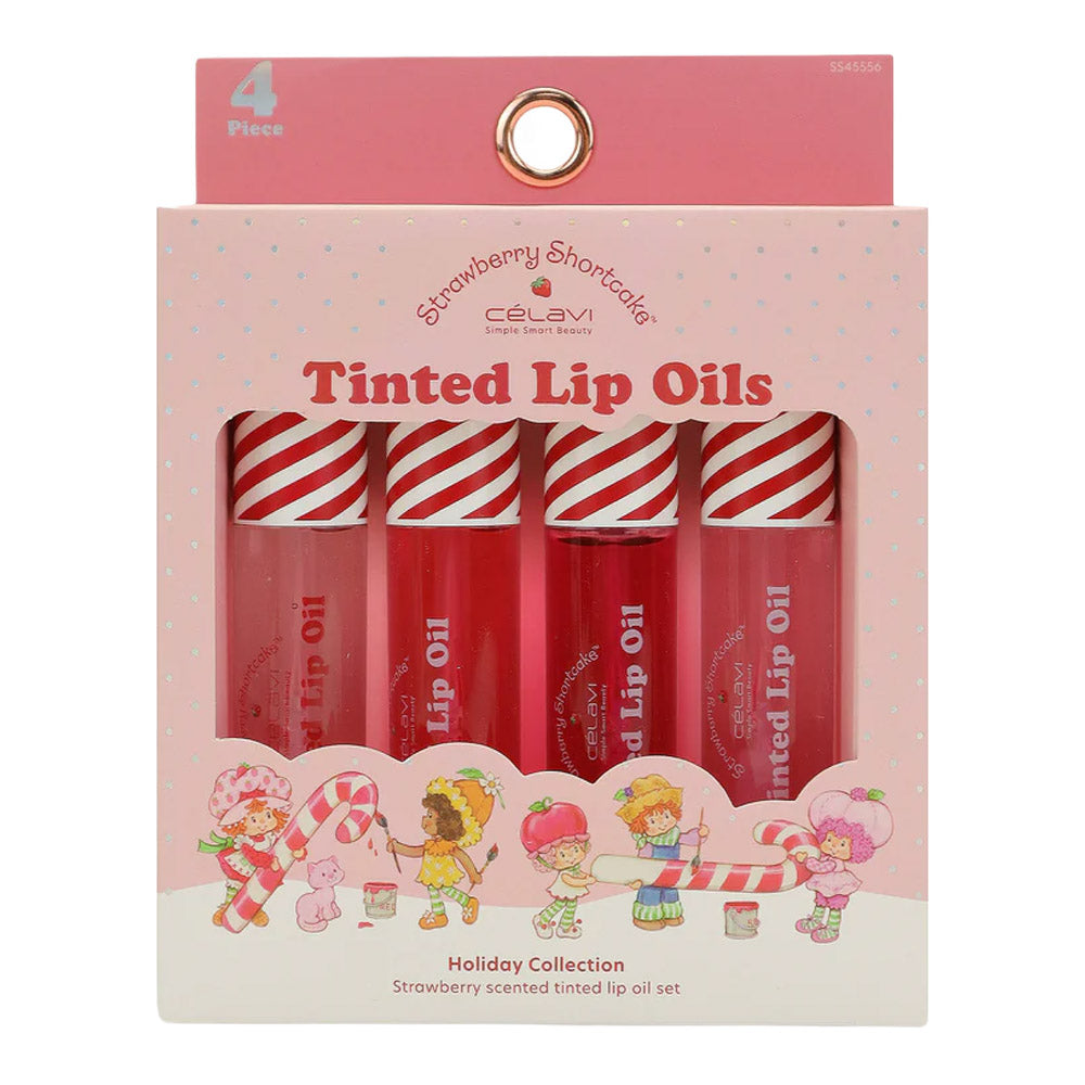 STRAWBERRY SHORTCAKE 4PC LIP OILS