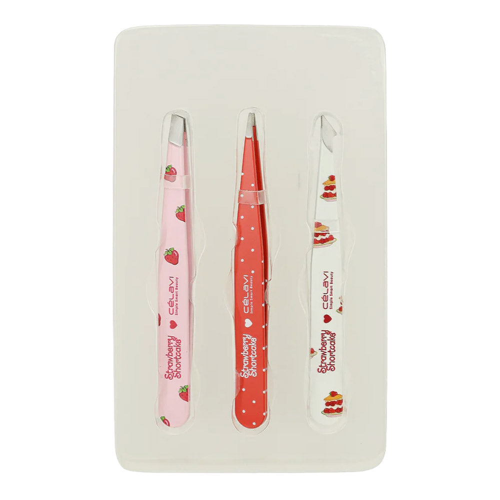 #SS45676 - PINZAS ESTAMPADAS DE 3 PIEZAS CON TARTA DE FRESA