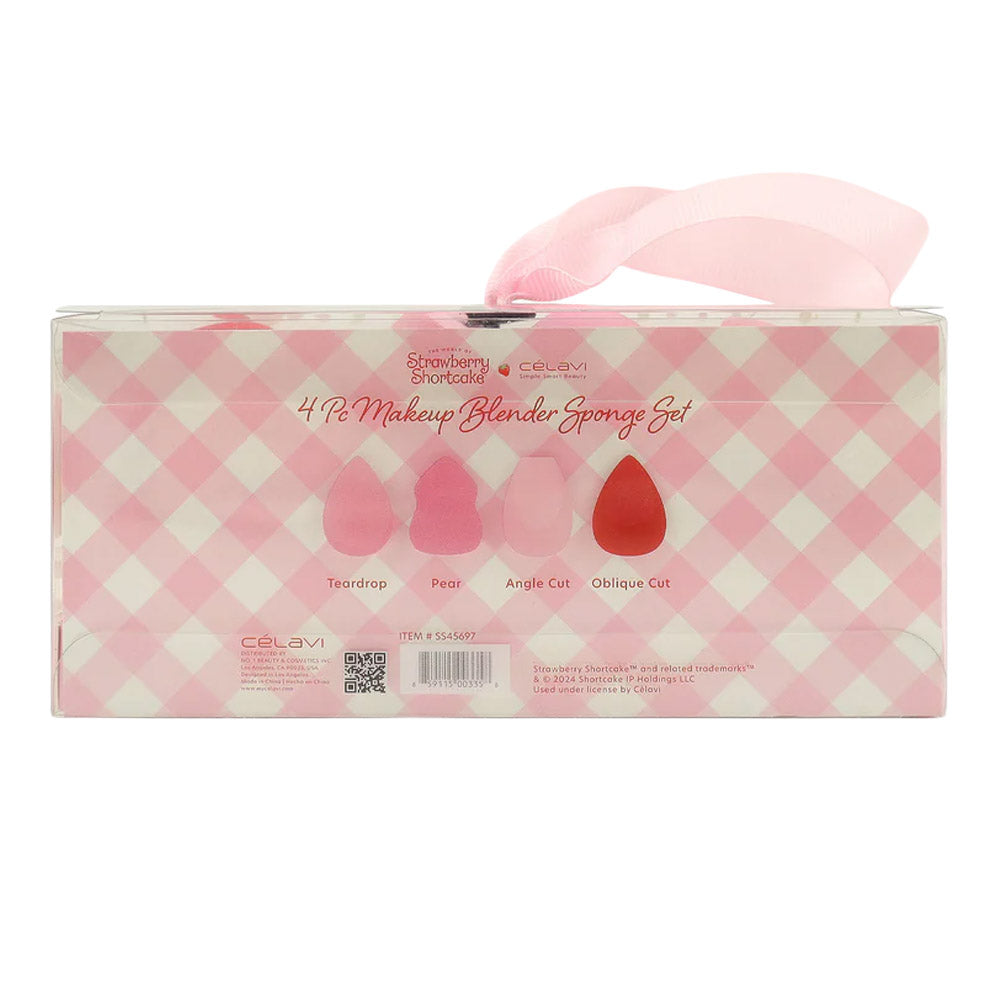 STRAWBERRY SHORTCAKE 4PC MAKEUP BLENDER SET