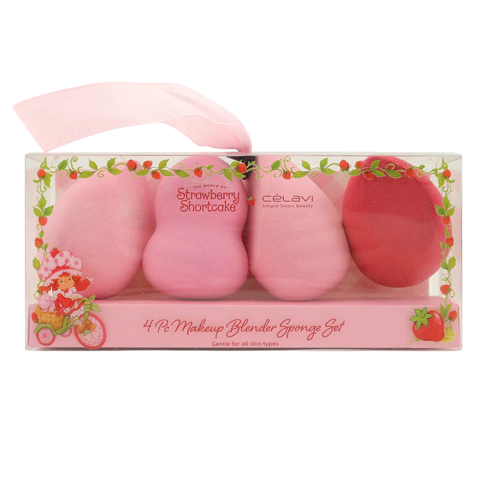 #SS45697 - SET DE 4 DIFUMINADORES DE MAQUILLAJE STRAWBERRY SHORTCAKE