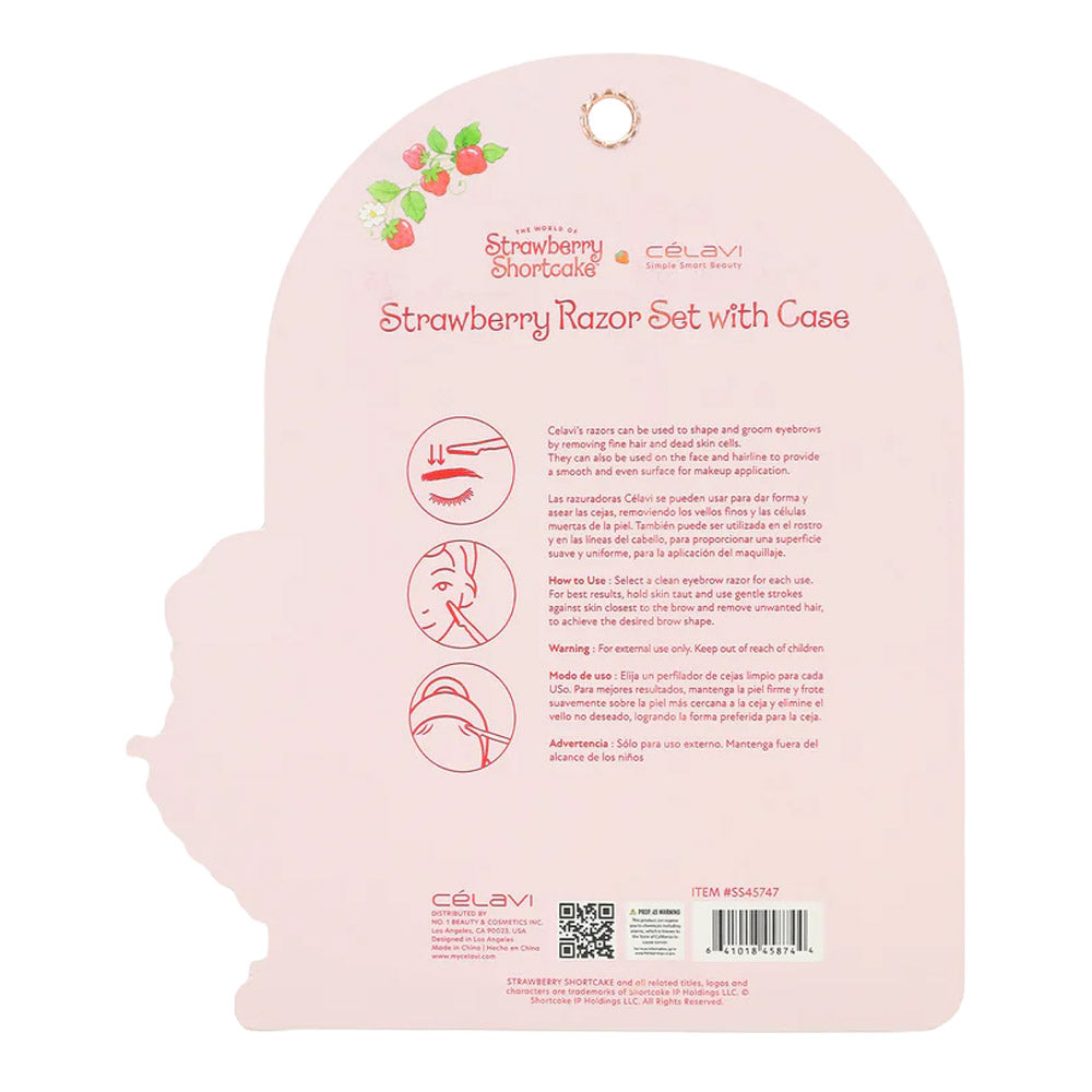 #SS45747 - SET DE 6 MAQUINILLAS DE AFEITAR STRAWBERRY SHORTCAKE