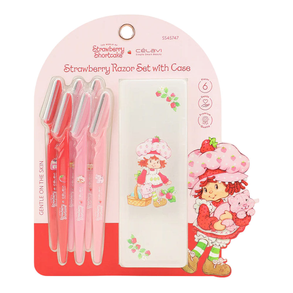 #SS45747 - SET DE 6 MAQUINILLAS DE AFEITAR STRAWBERRY SHORTCAKE