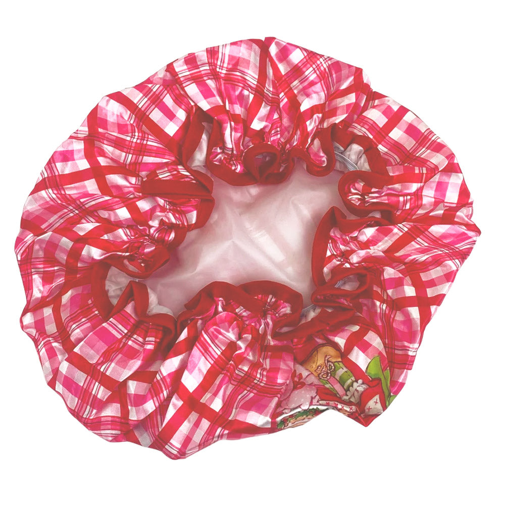 #SS46345H - Gorro de ducha navideño con diseño de fresas y bayas dulces