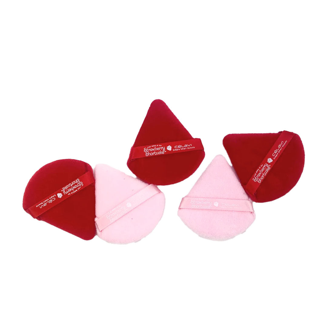 #SS46347H - Juego de 5 borlas para polvos navideños de Strawberry Shortcake