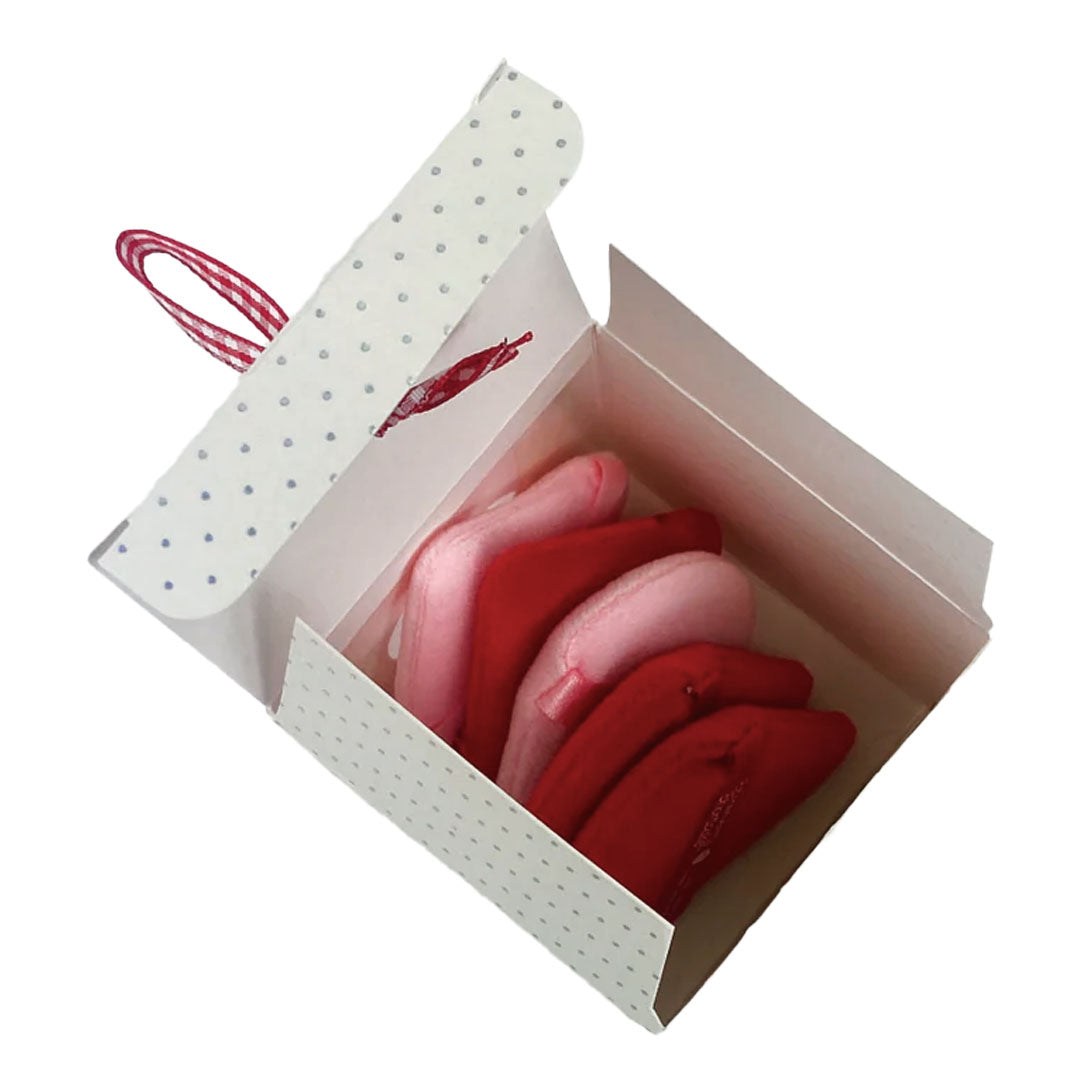 #SS46347H - Juego de 5 borlas para polvos navideños de Strawberry Shortcake