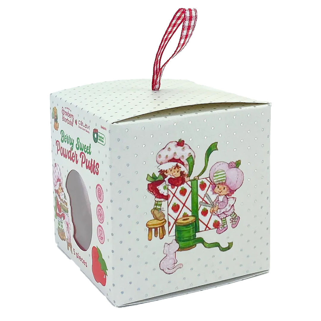 #SS46347H - Juego de 5 borlas para polvos navideños de Strawberry Shortcake