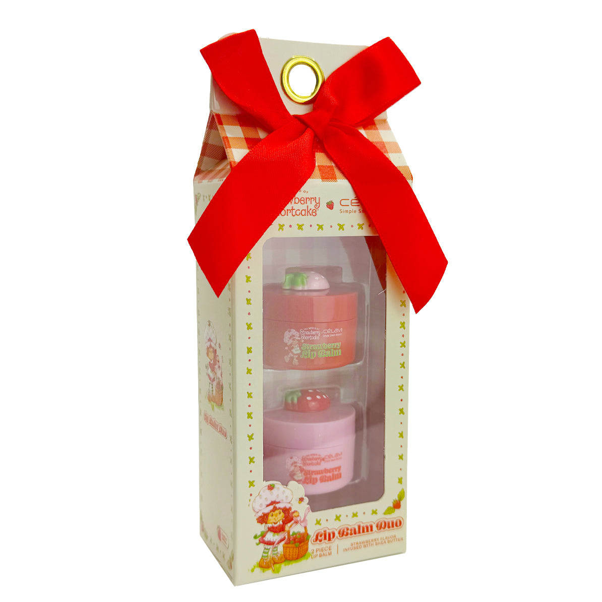STRAWBERRY SHORTCAKE 2PC LIP BALM DUO SET