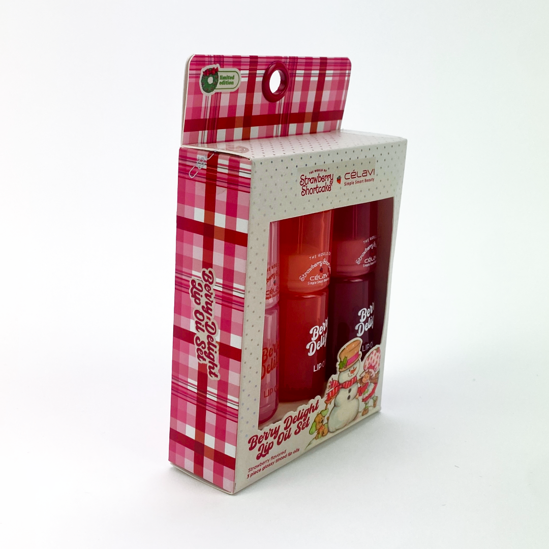 STRAWBERRY SHORTCAKE LIP OIL SET
