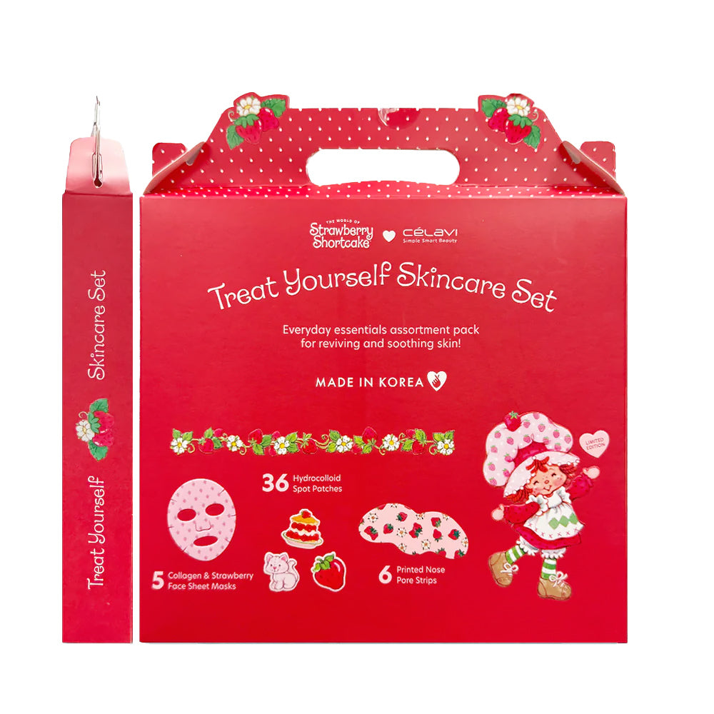 Strawberry Shortcake x Célavi "Treat Yourself" Skincare Set