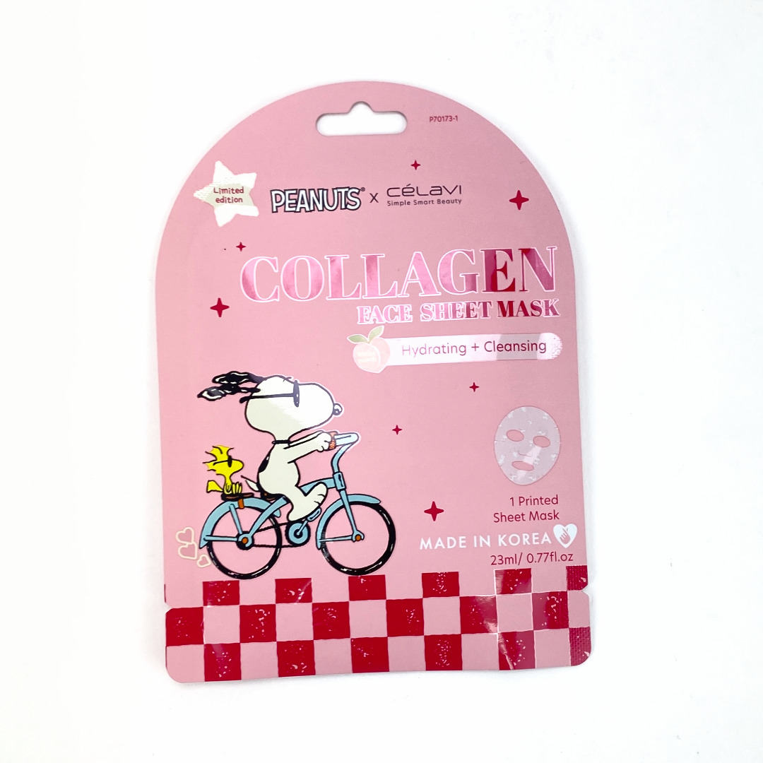 MASCARILLA FACIAL DE COLÁGENO CON CACAHUETES