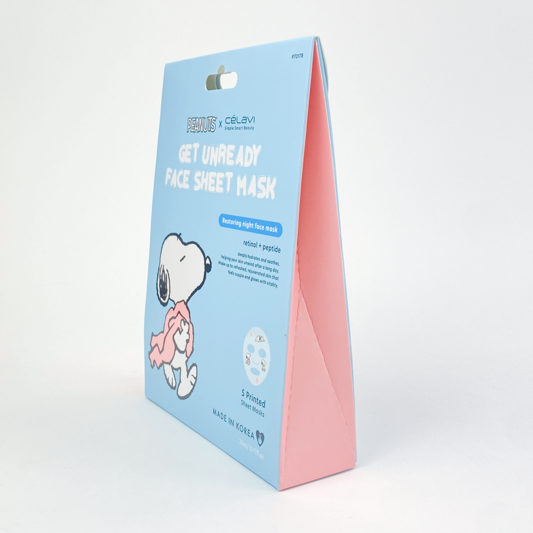 MASCARILLA FACIAL PEANUTS GET UNREADY