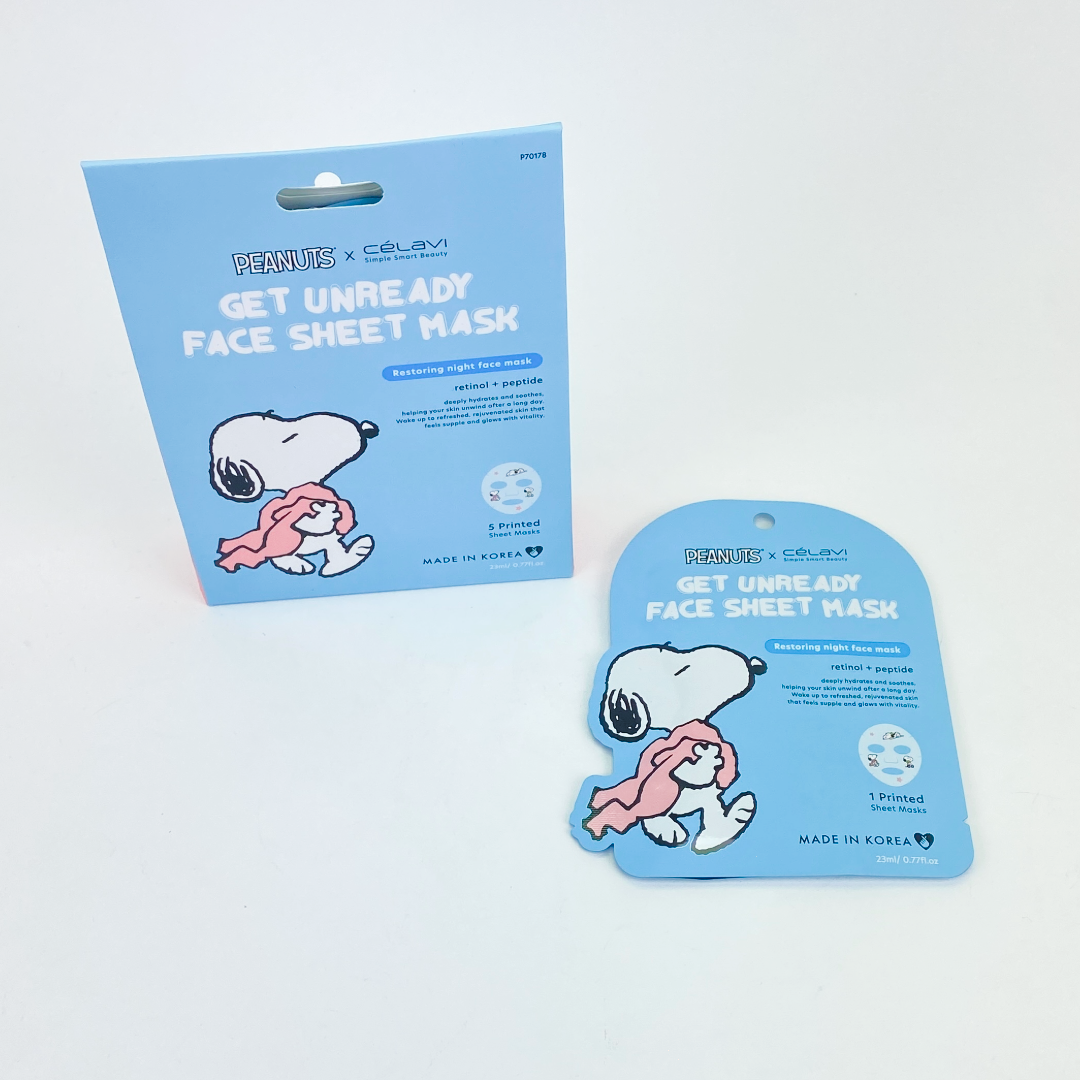 MASCARILLA FACIAL PEANUTS GET UNREADY