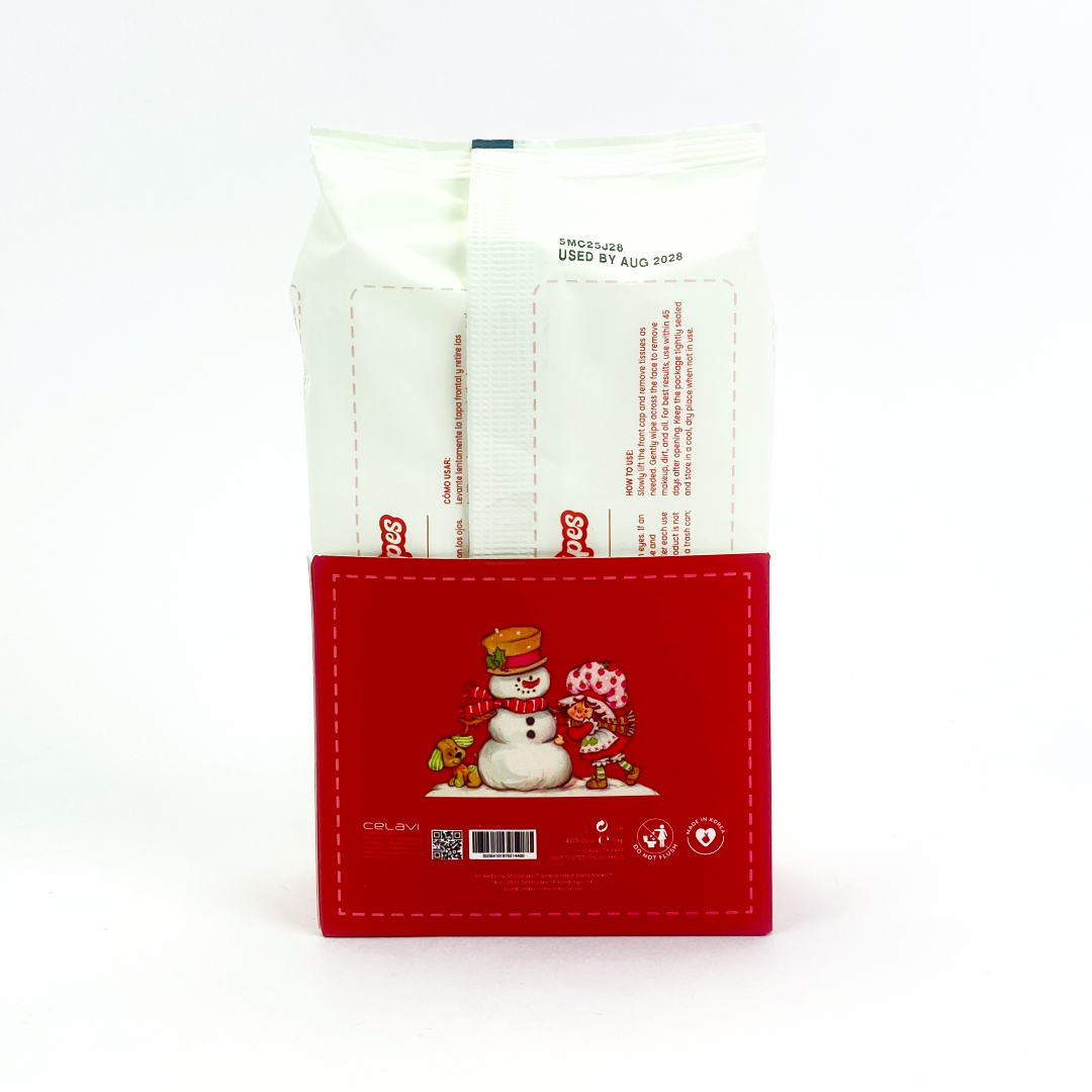 Toallitas limpiadoras iluminadoras STRAWBERRY SHORTCAKE