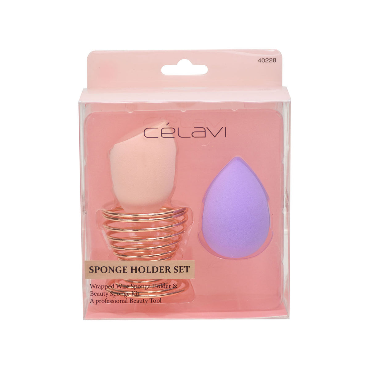 Brown 8 pc Beauty Makeup Sponges with Sponge Holder – Celavi