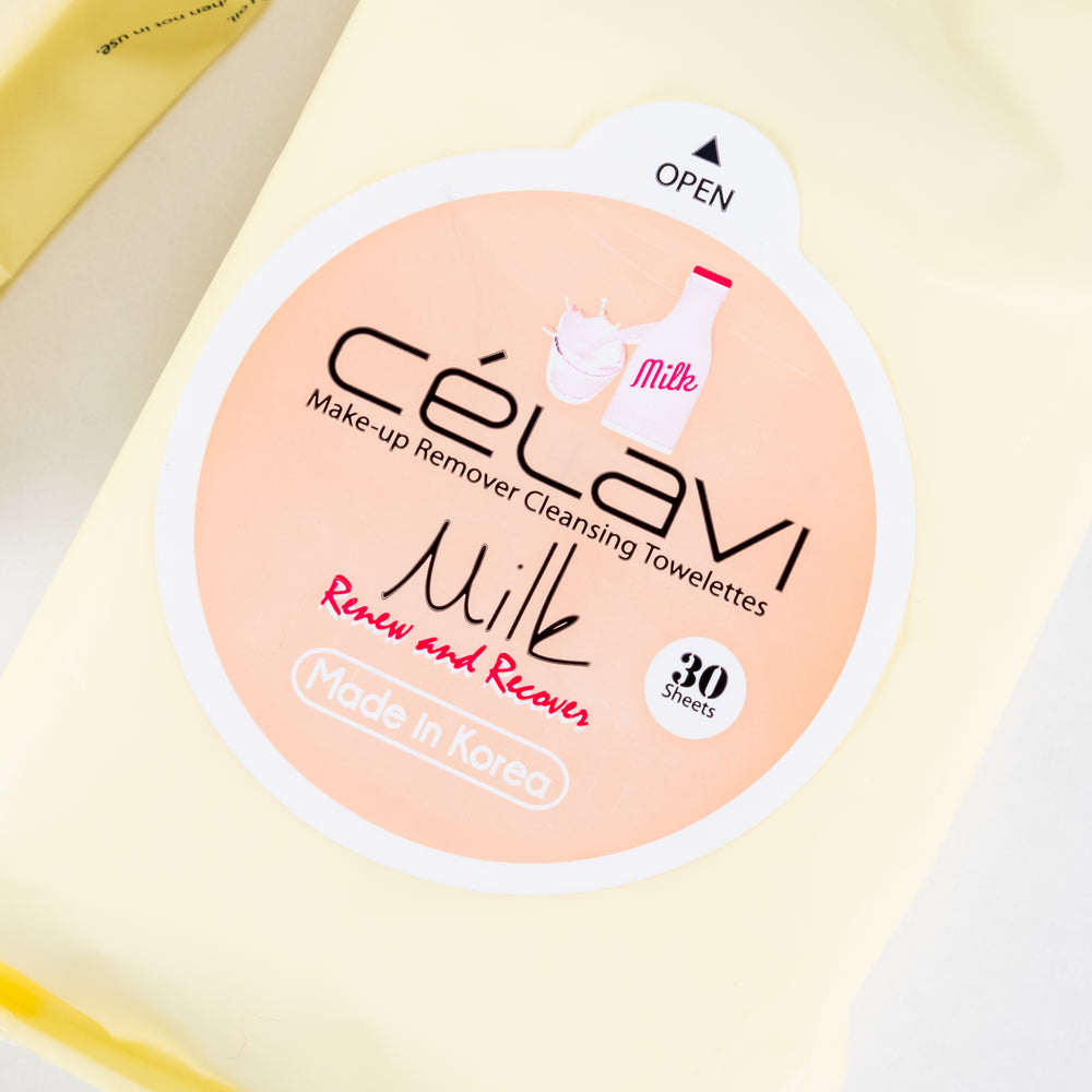 Milk Cleansing Wipes | 30 Sheets freeshipping - Celavi Beauty & Cosmetics