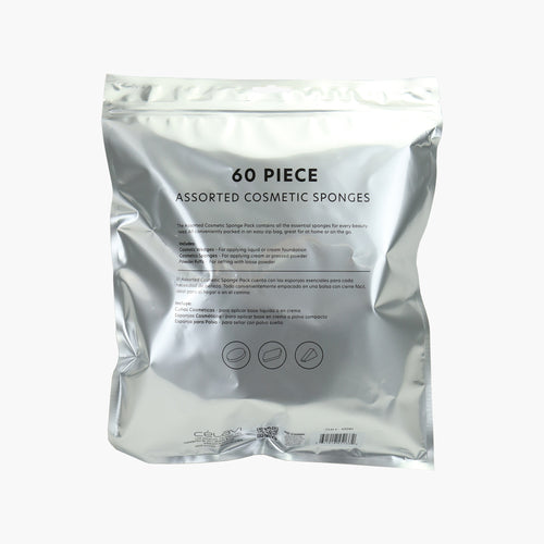 #45081 - 60PC ASSORTED COSMETIC SPONGES