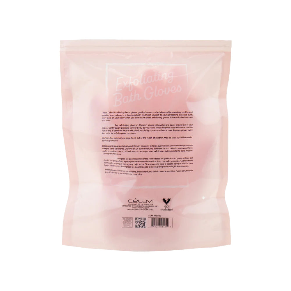 2 PAIR SHOWER GLOVE SET