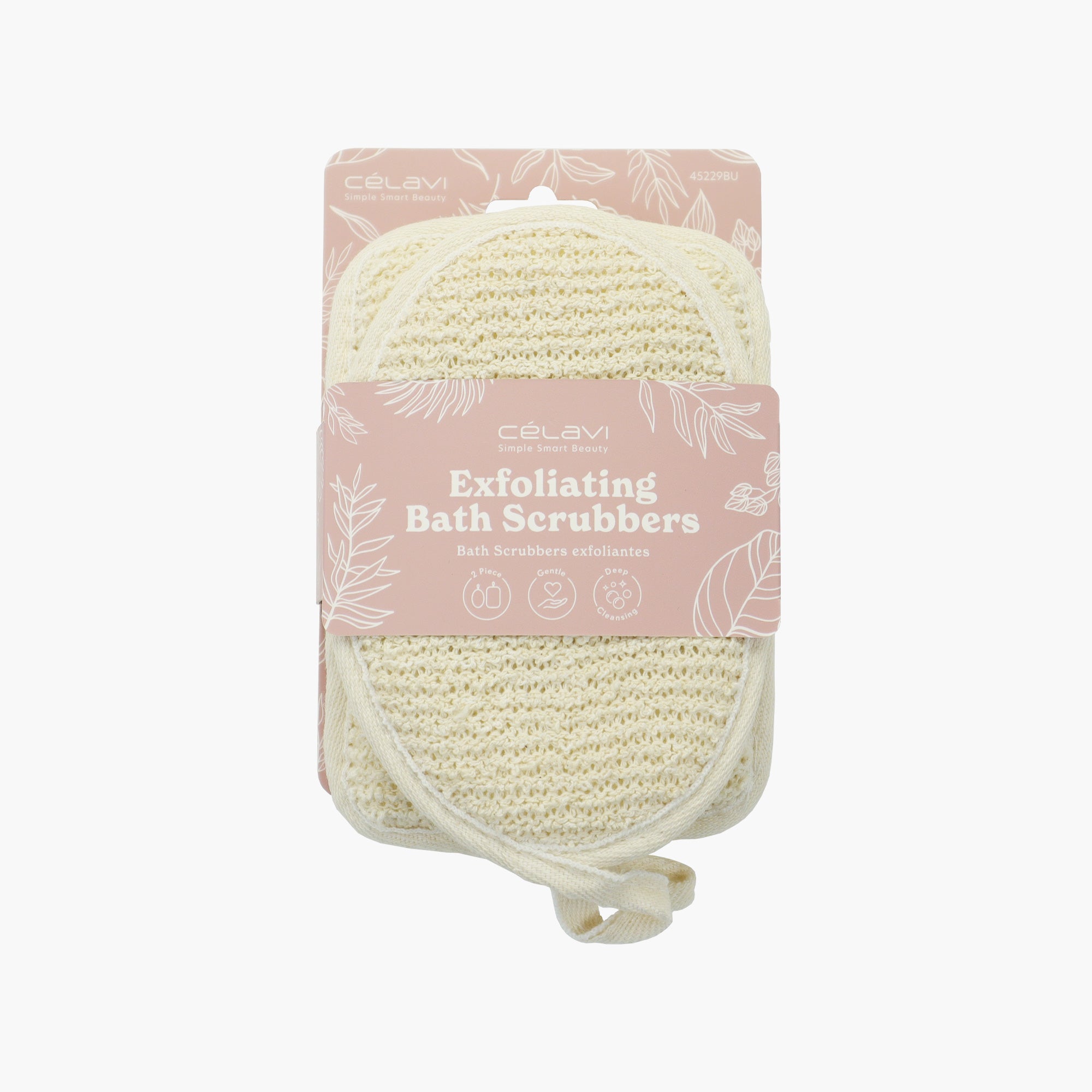 EXFOLIATING BATH SCRUBBERS