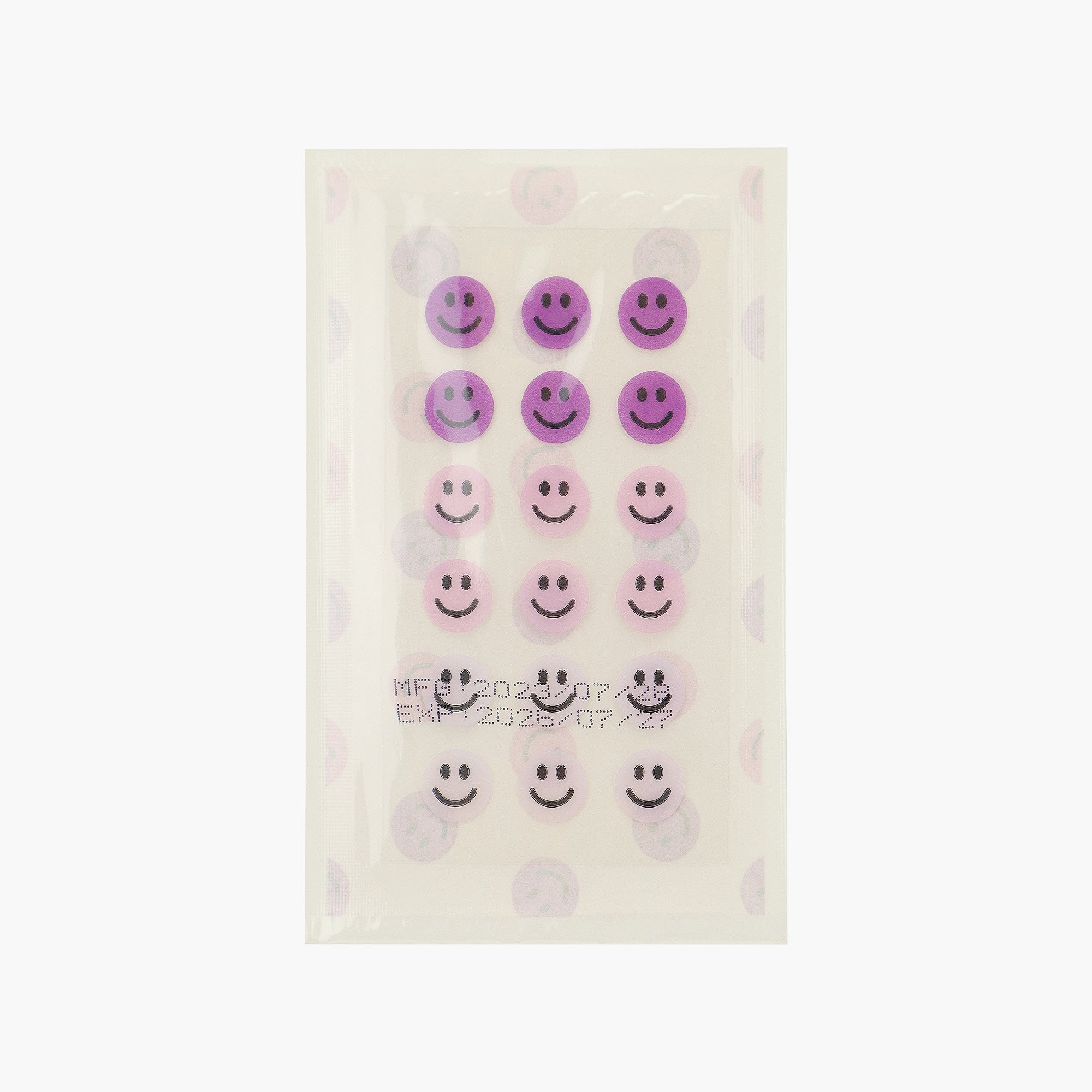 36PC SMILE ACNE PAT PURPLE