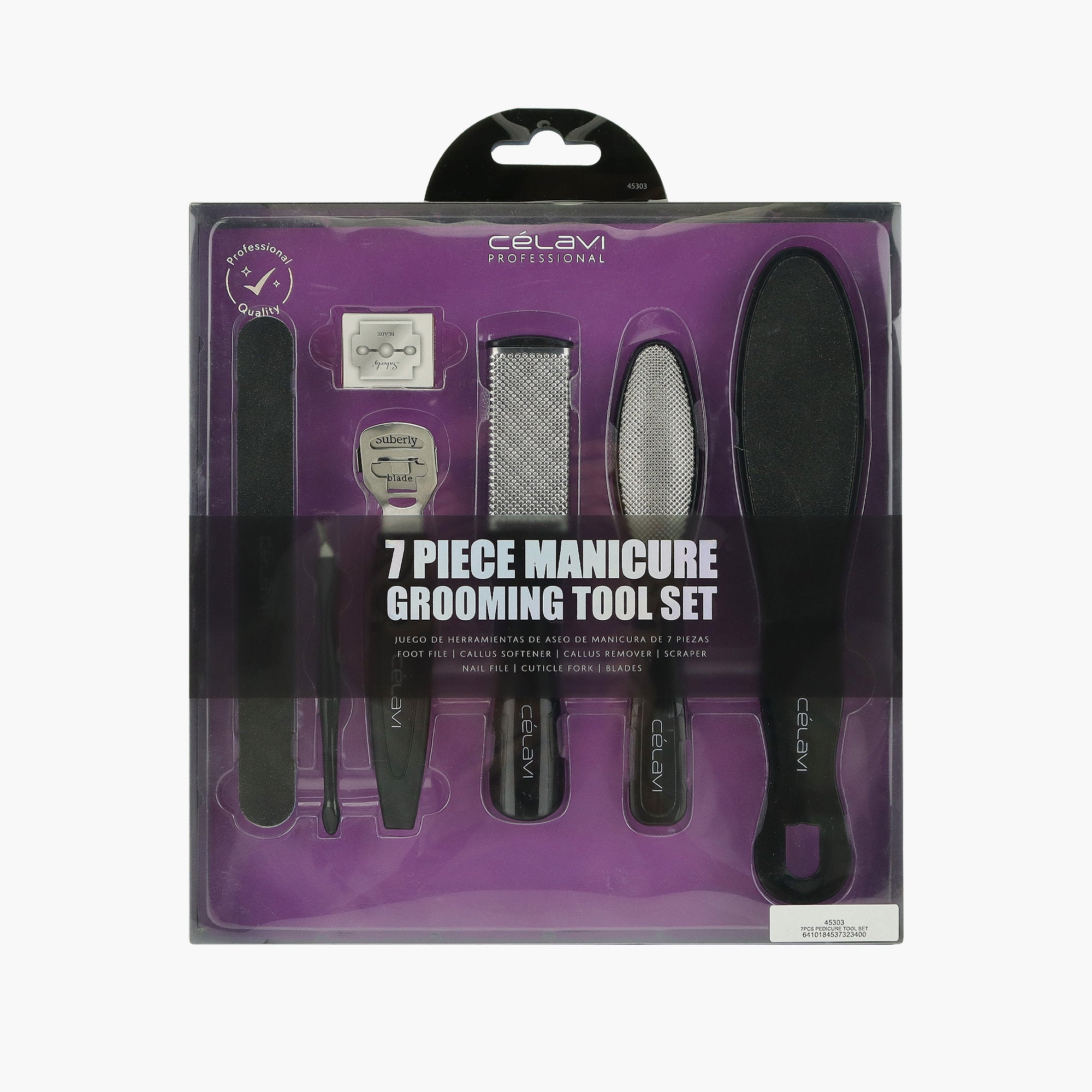 7PC PEDICURE TOOL SET