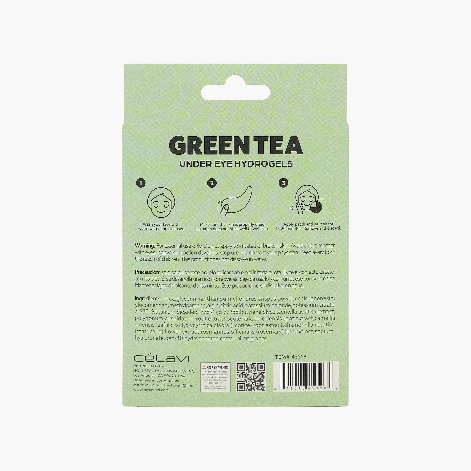 6PK GREEN TEA EYE PATCH