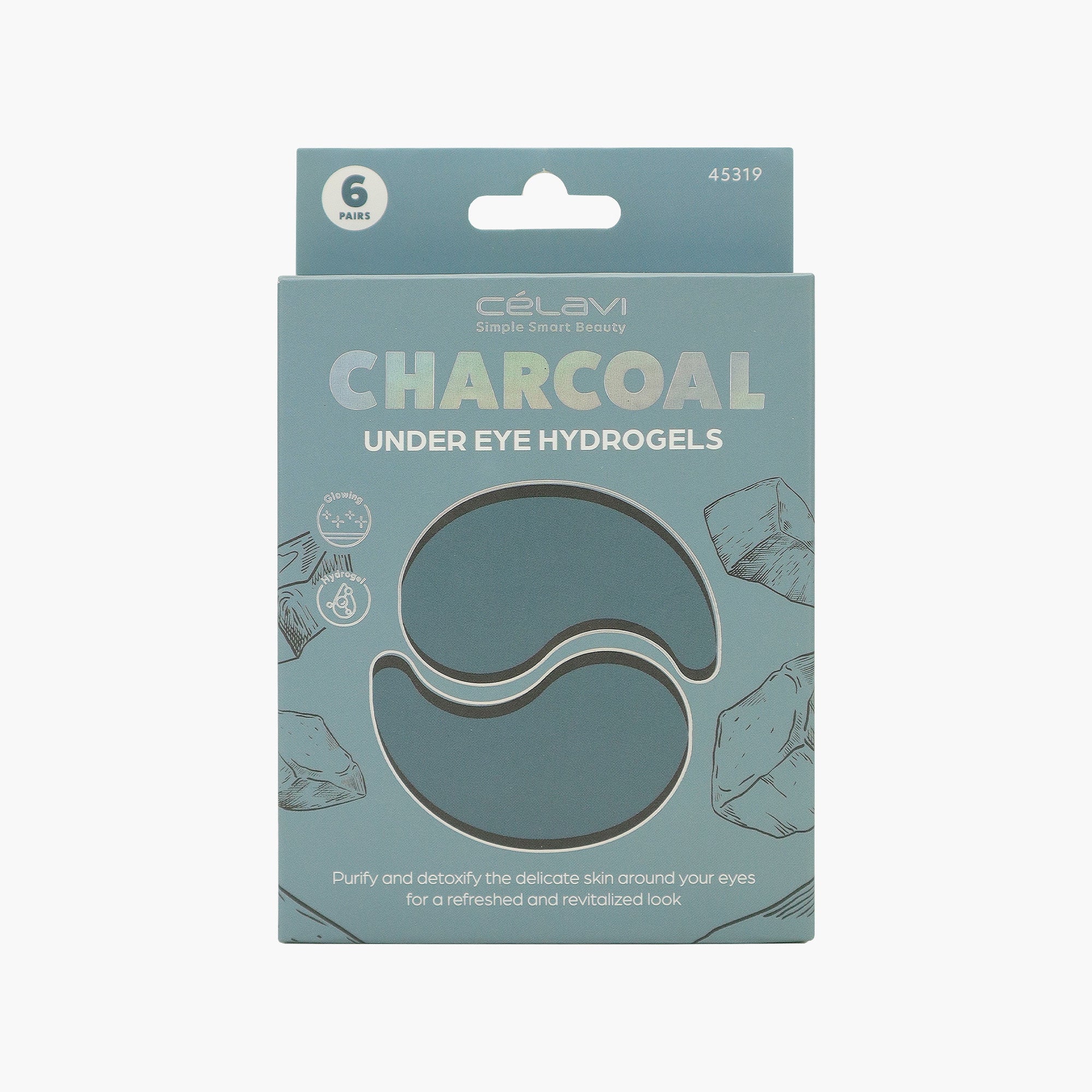 6PK CHARCOAL EYE PATCH