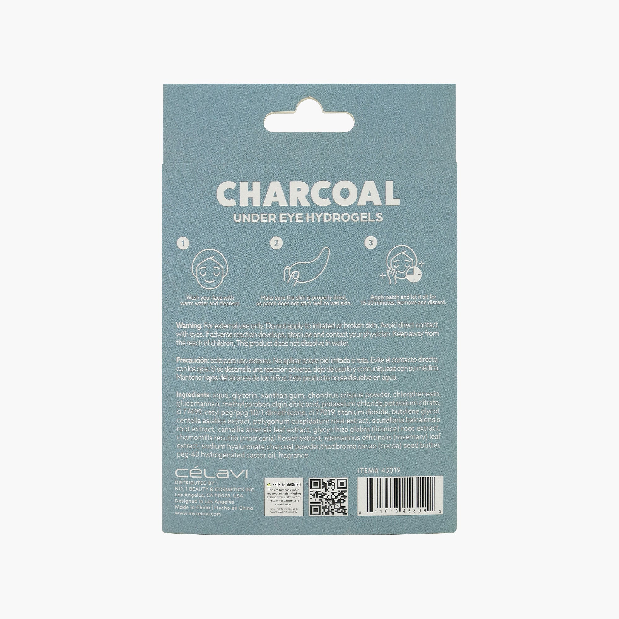 6PK CHARCOAL EYE PATCH